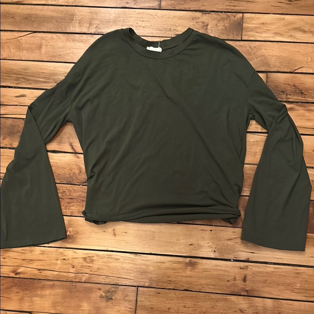 Olive Green Women's Top